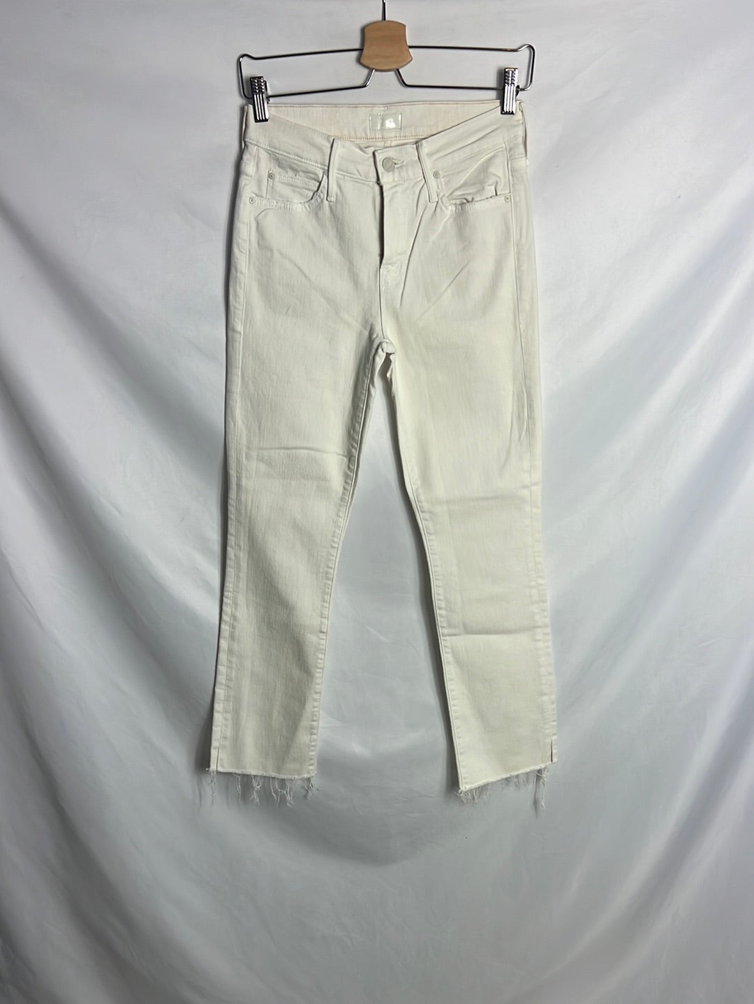 MOTHER. Stretch ecru denim. T 25(36)