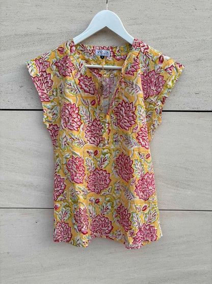 Blusa algodón estampada