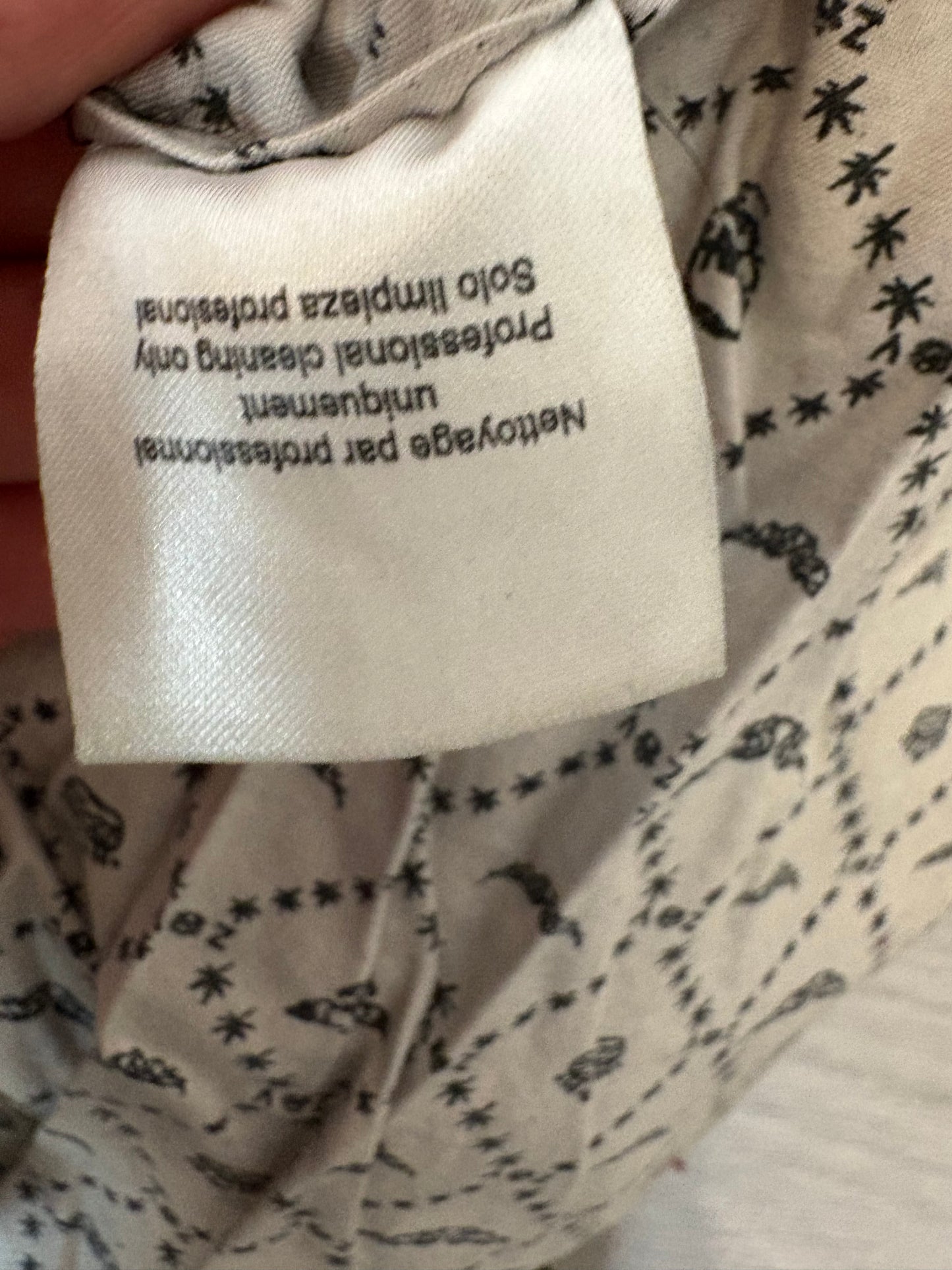 ZADIG&VOLTAIRE. Bolso gris piel doble asa