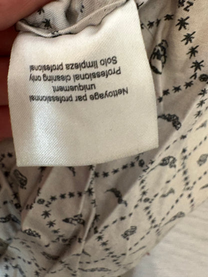 ZADIG&VOLTAIRE. Bolso gris piel doble asa