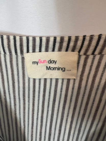 MY SUNDAY MORNING. Blusa rayas hilos brillo. T 1 (S)