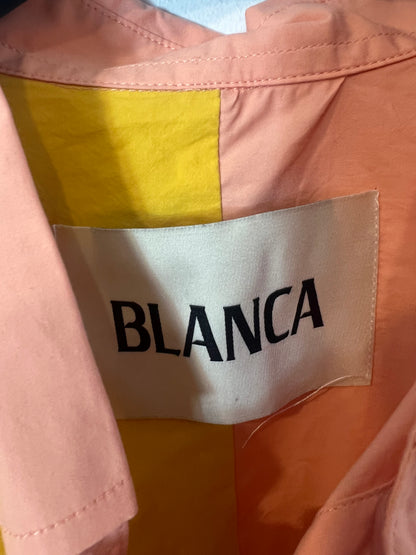 BLANCA. Camisa oversized bicolor Tu(m/l)