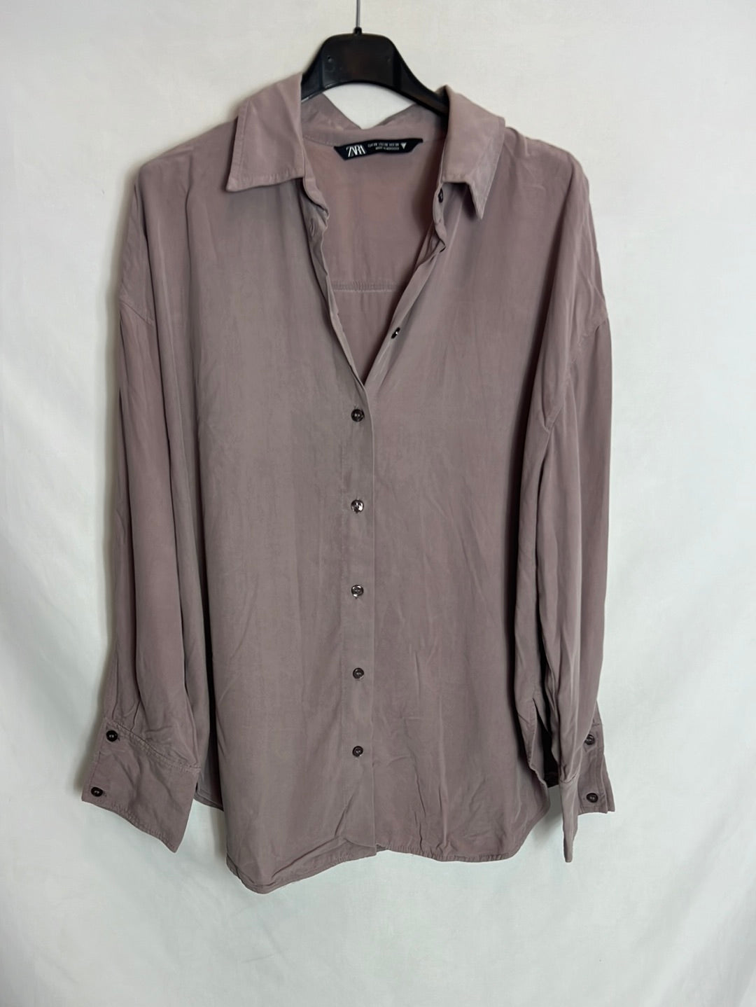 ZARA. Flowy mauve blouse. Size XS