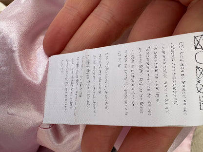 VICTORIA COLECCIÓN. Vestido rosa empolvado y gris