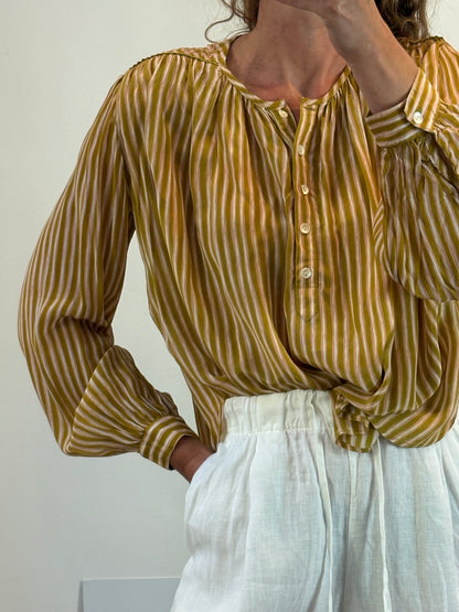 LOUISE MISHA. Blusa fluida detalle hombros