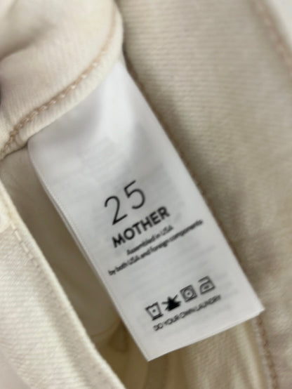 MOTHER. Stretch ecru denim. T 25(36)