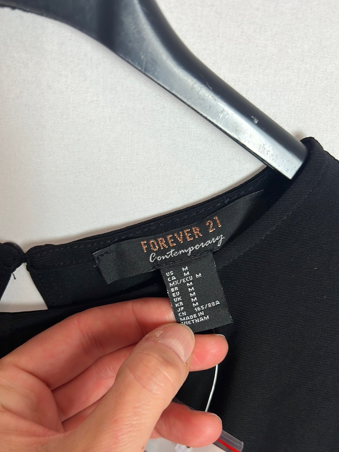 FOREVER21.Top negro lazada T.m