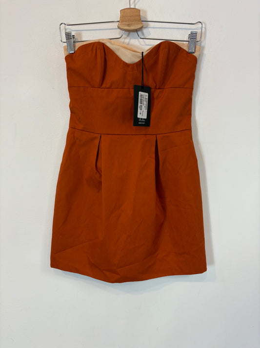 DSQUARED. Vestido corto detalle tul