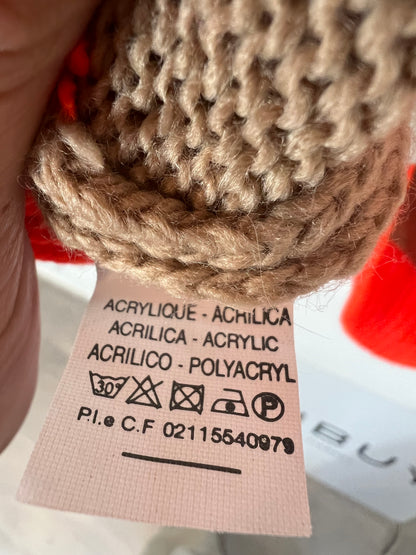 OTRAS. Jersey rayas tonos naranjas cuello alto. T M