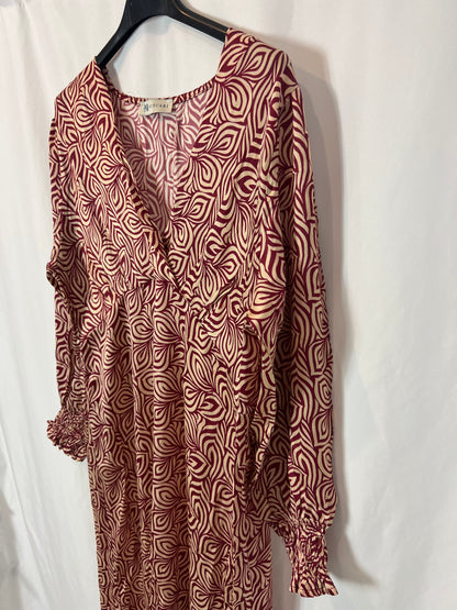 MUSCARI. Flowing printed midi dress. TM