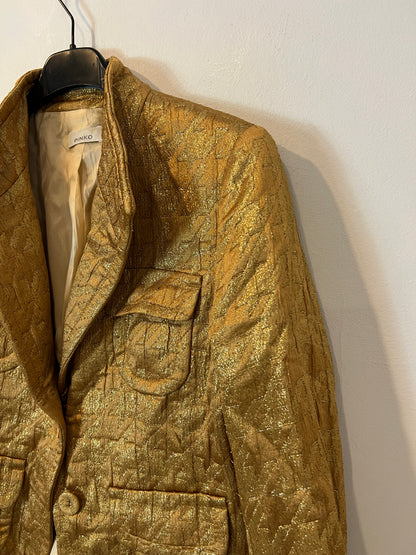 PINKO.Chaqueta dorada T.38