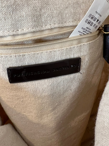 PURIFICACION GARCIA. Bolso grande doble textura