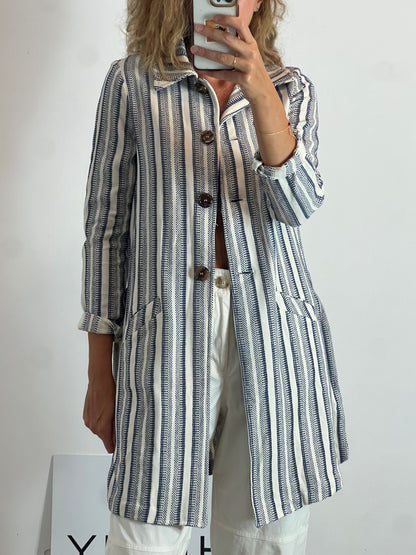 TRIANA BY C. Long embroidered jacket. T.S.