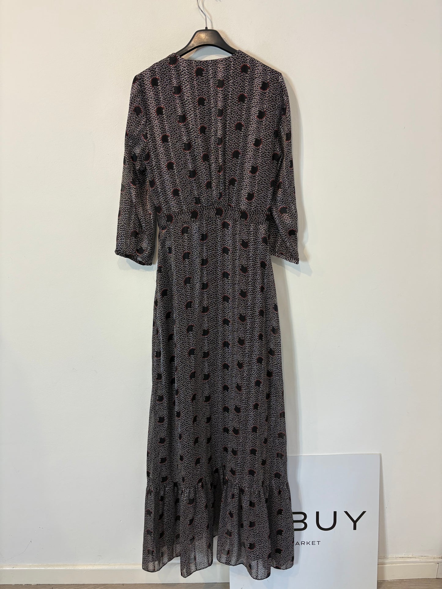 BA&SH. Vestido asimétrico cruzado