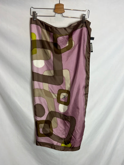 PURIFICACIÓN  GARCIA. Pañuelo seda estampado