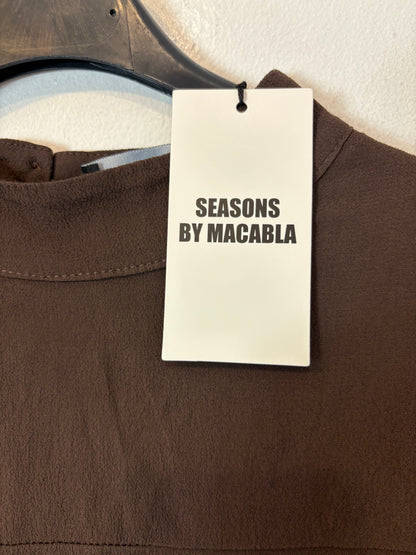 SEASONS. Blusa marrón fluida