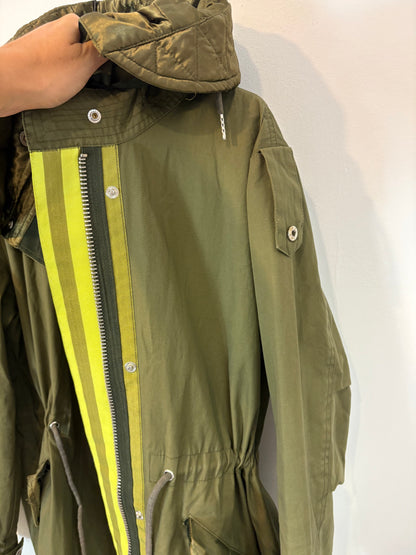 SCOTCH &amp; SODA. Green parka with removable hood. Size 1 (S)