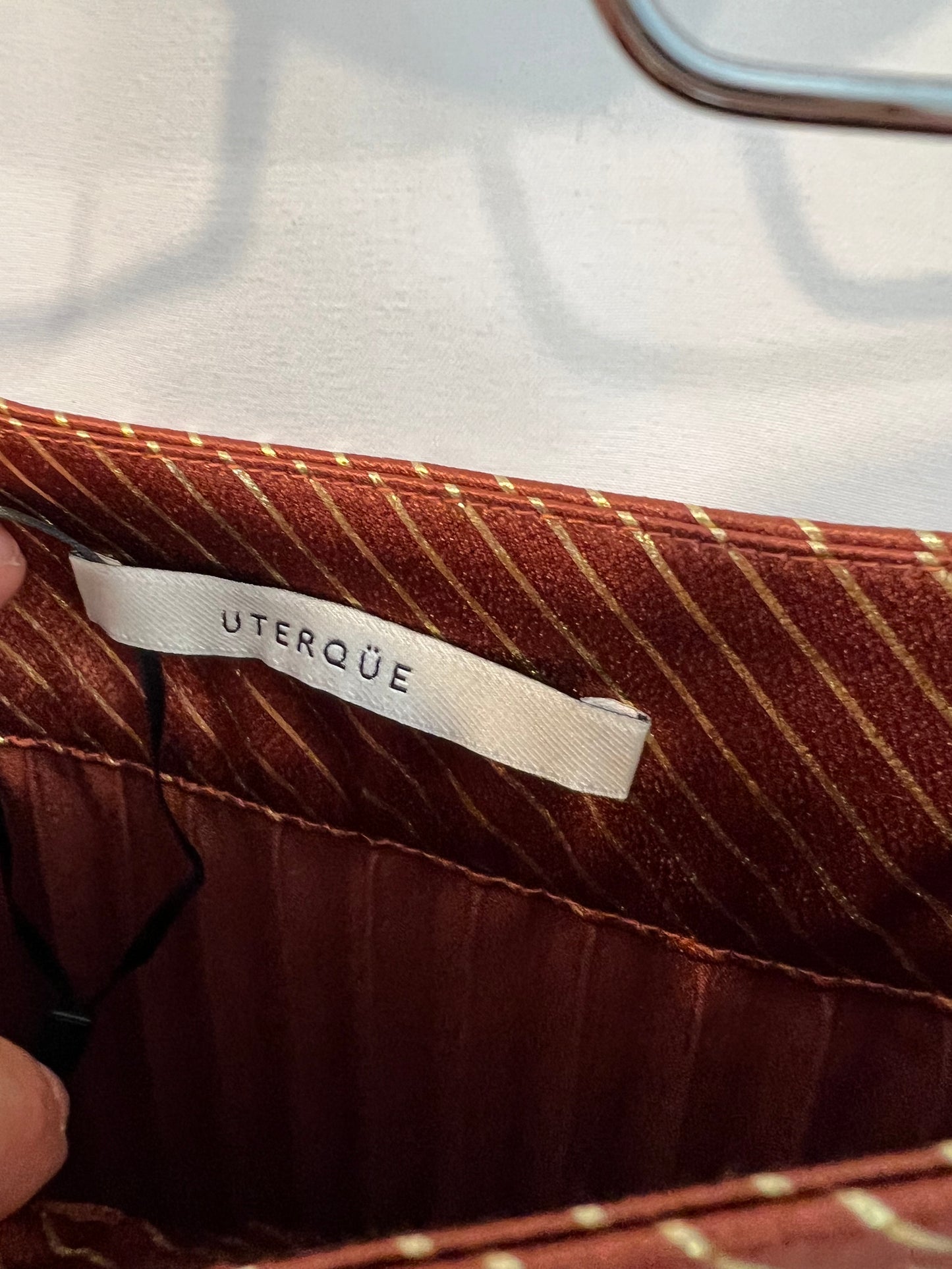 UTERQÜE. Ts pleated tile skirt