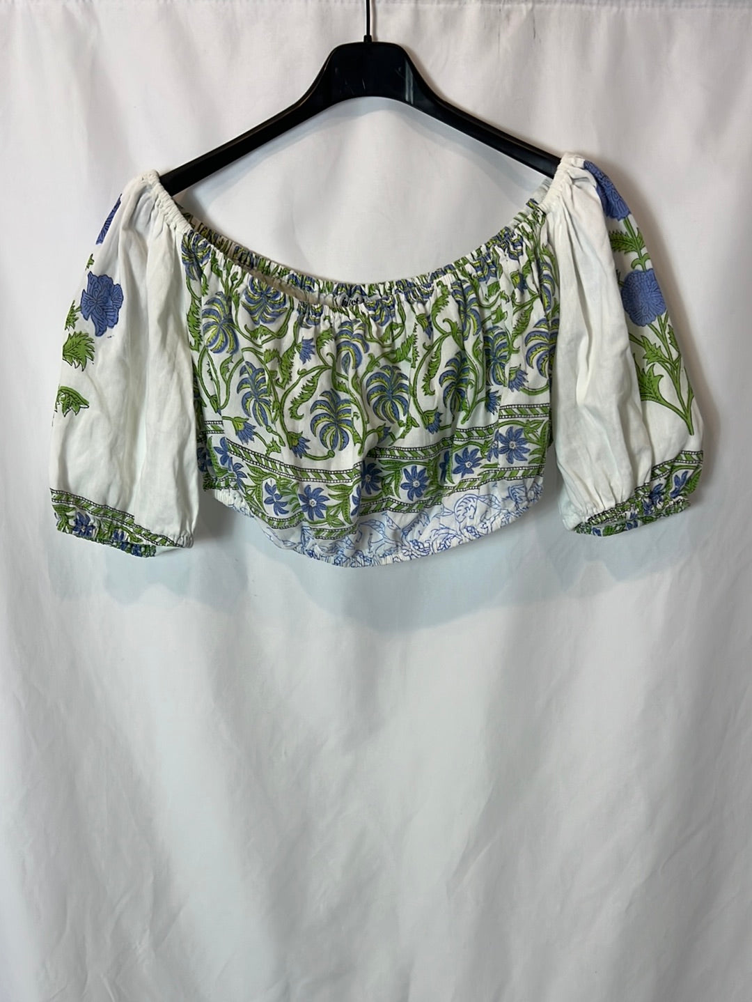 JULIET DUNN LONDON. Bermuda shorts and printed top total look. Size 2 (38)