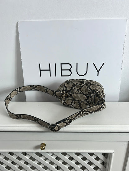 STRADIVARIUS. Snake-effect belt bag