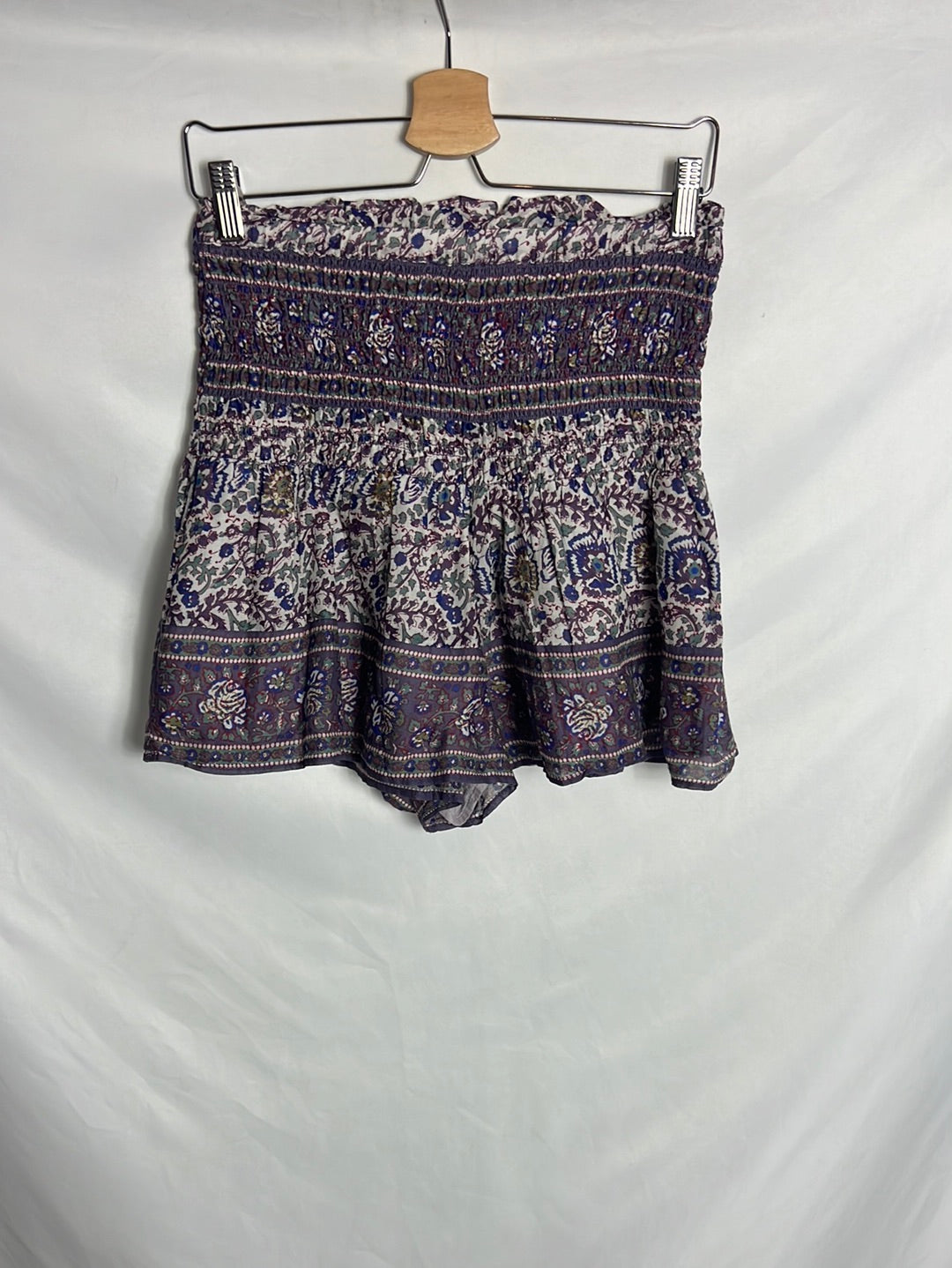 SEA NEW YORK . Pantalón corto efecto falda estampando . TS