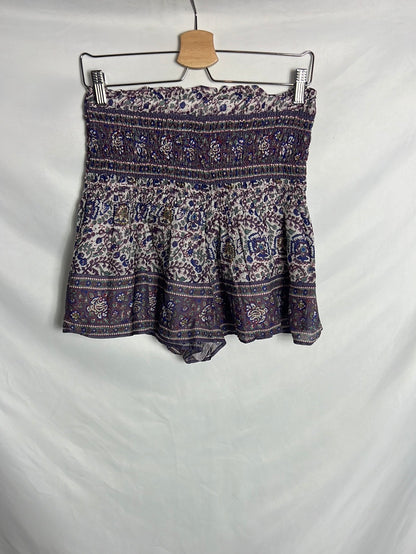 SEA NEW YORK . Pantalón corto efecto falda estampando . TS