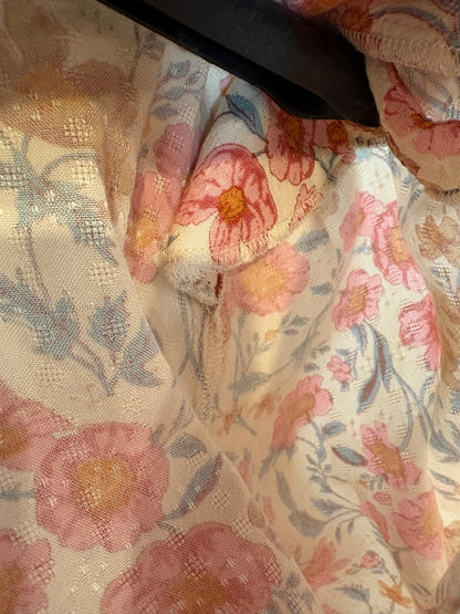 PETITE MENDIGOTE. Vestido largo cruzado flores