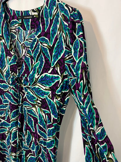 SFERA. Long printed Ts dress