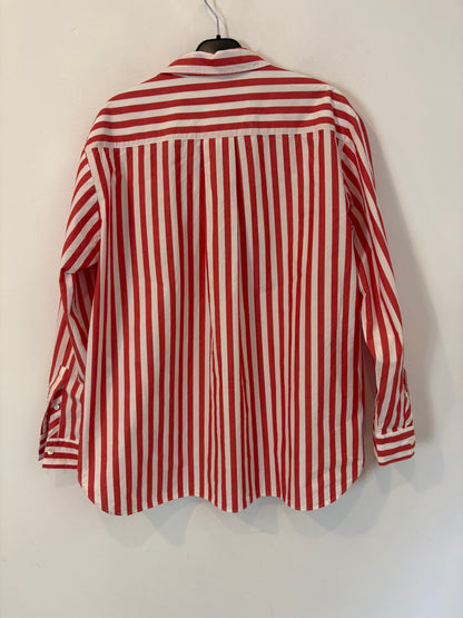 SÉZANE. Camisa algodón rayas rojas