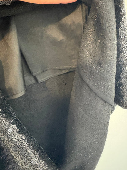 GALCON. Sequin midi skirt with opening. T.S.