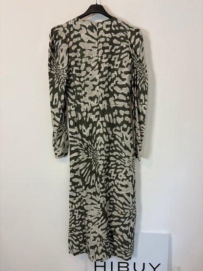 ROHÉ. Vestido estampado verde TU(S)