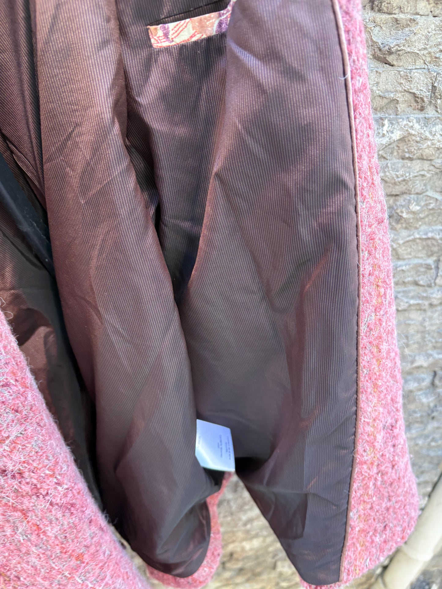 SESSÚN. Abrigo jaspeado colores