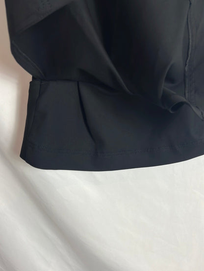 ZARA. Top negro asimétrico. T M