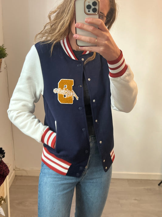 PRIMARK. Chaqueta  deportiva azul. T XS