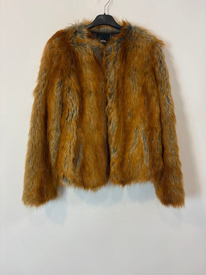 ASOS. Chaqueta pelo tonos marrones