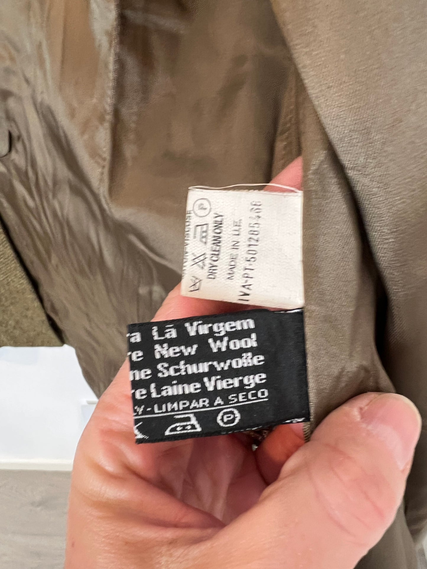 DALMATA. Chaqueta lana jaspeada. T M/L