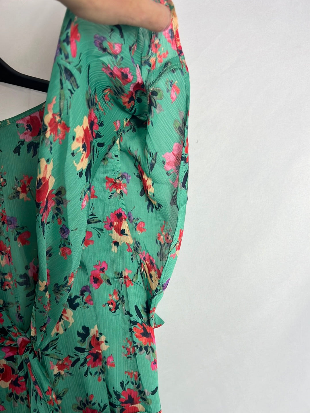 ZARA. Mono estampado fluido lazada. T S