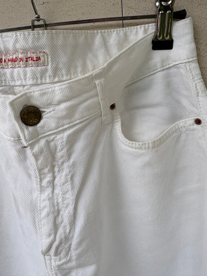 PS DONTFORGETME. Denim ligero pata ancha blanco