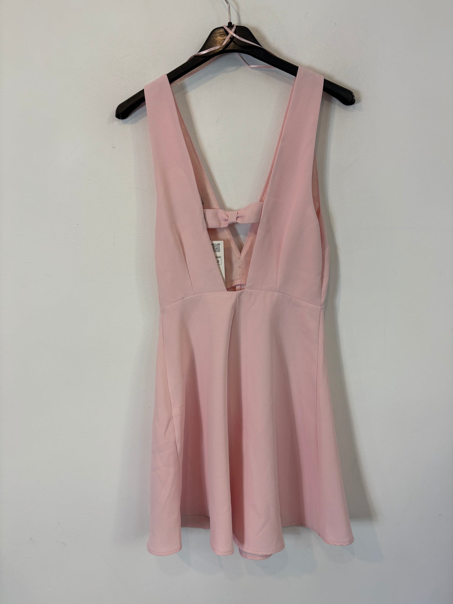 ZARA. Vestido rosa botones T.xs