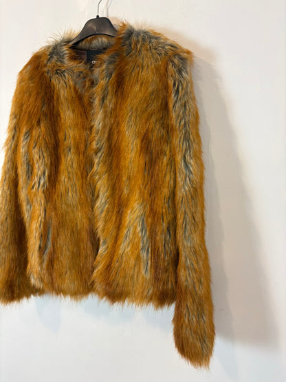 ASOS. Chaqueta pelo tonos marrones