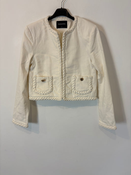 TINTORETTO. Chaqueta blanca detalles. T S