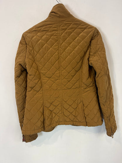 MASSIMO DUTTI. Camel quilted jacket. TS