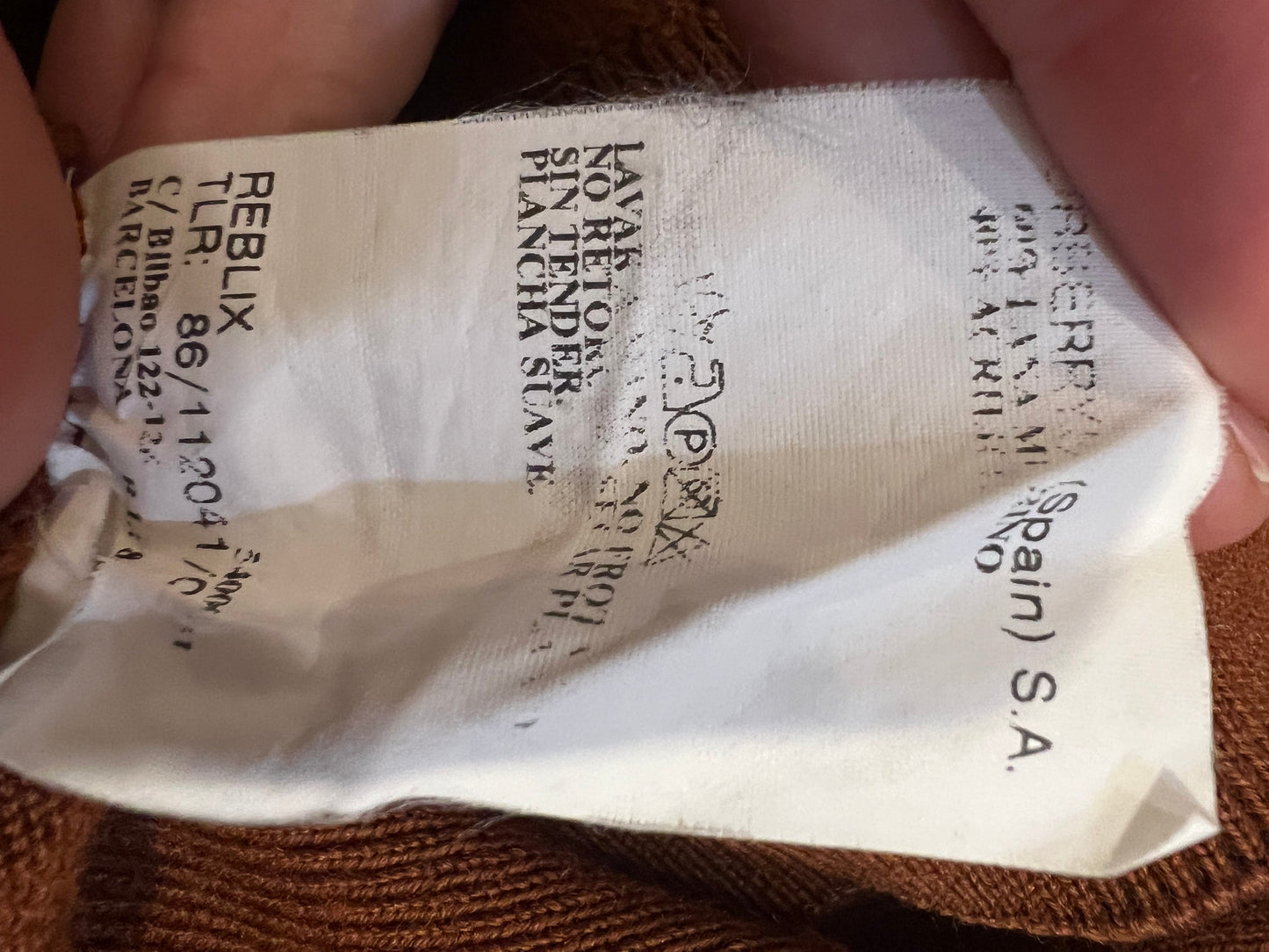 BURBERRY. Jersey  color caldera. T S