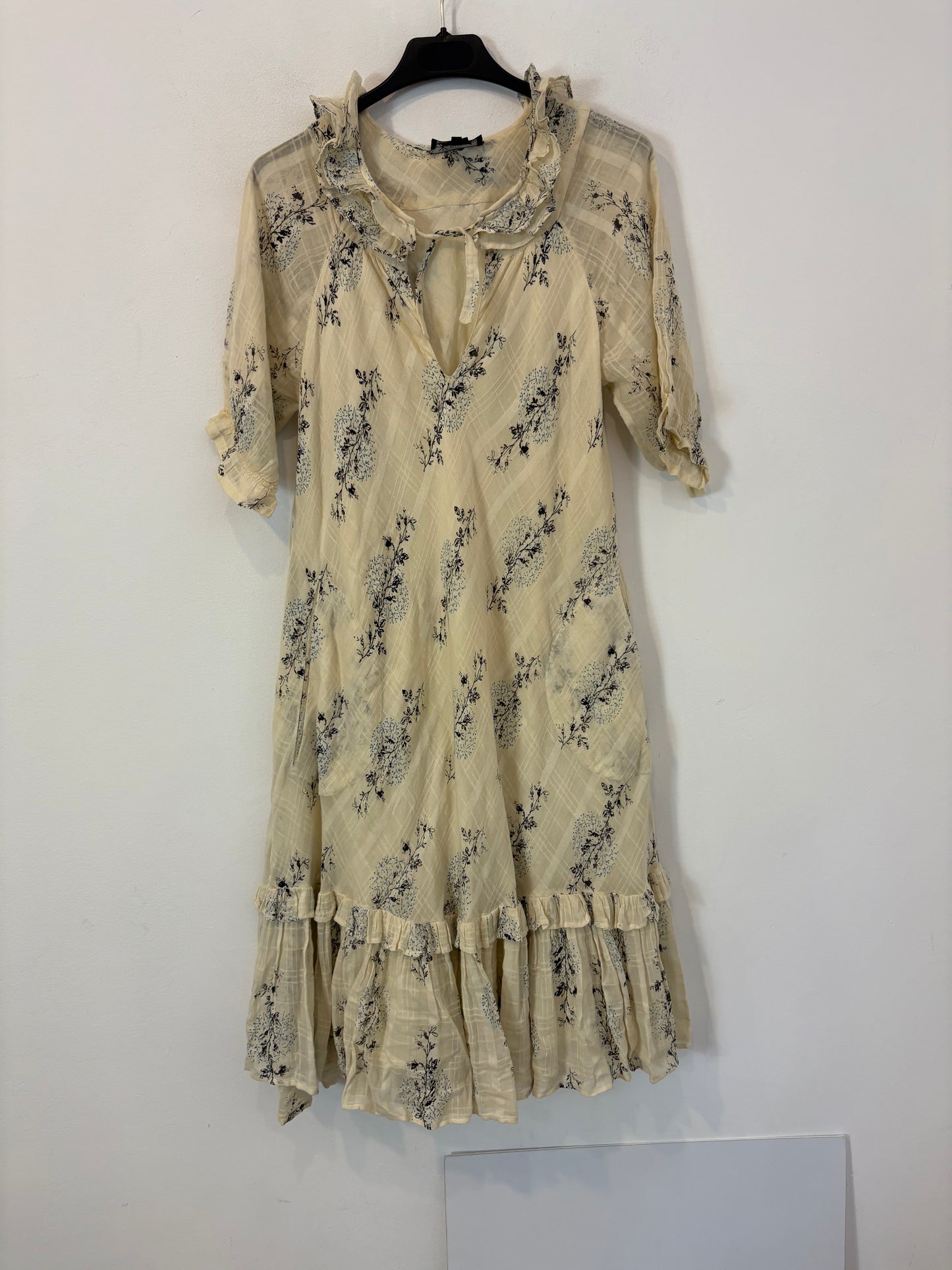 ISABEL MARANT ÉTOILE. Vestido corto estampado bolsillos