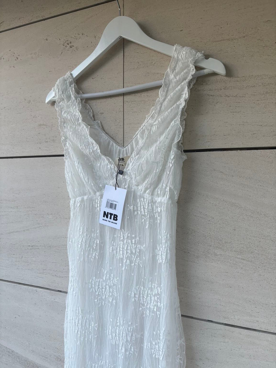 NTB. Vestido Moonlight largo blanco