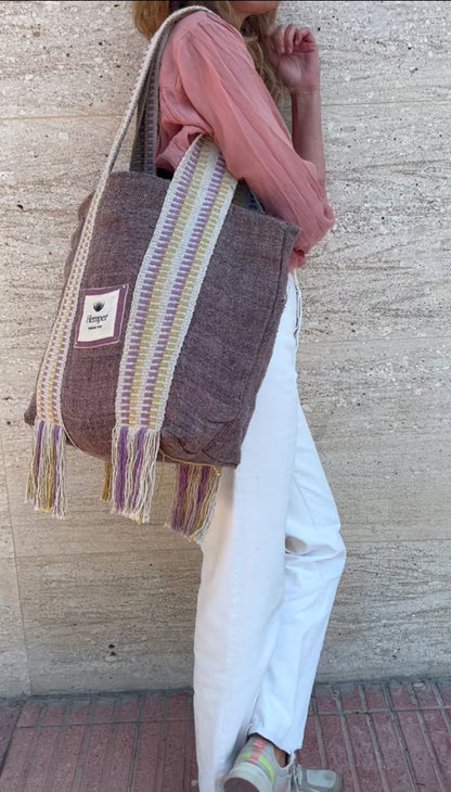 BOLSO MAXI FLECOS (4 colores)