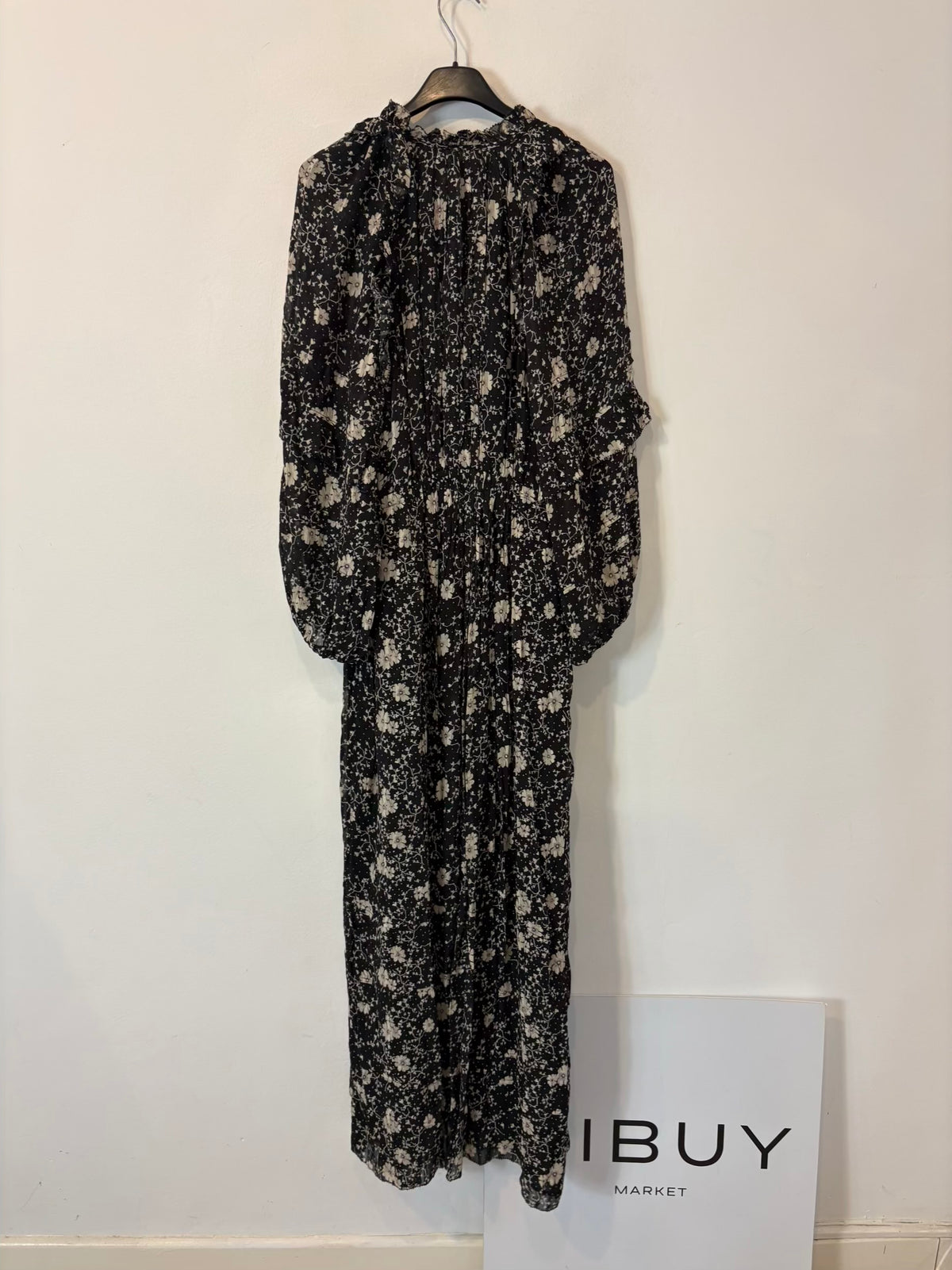 ISABEL MARANT ÉTOILE. Vestido negro flores