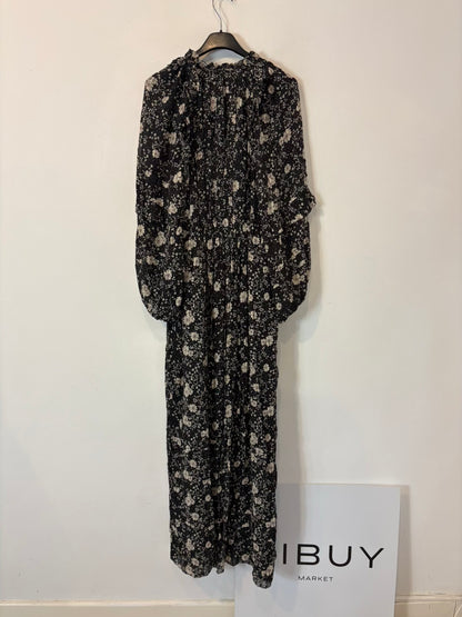 ISABEL MARANT ÉTOILE. Vestido negro flores