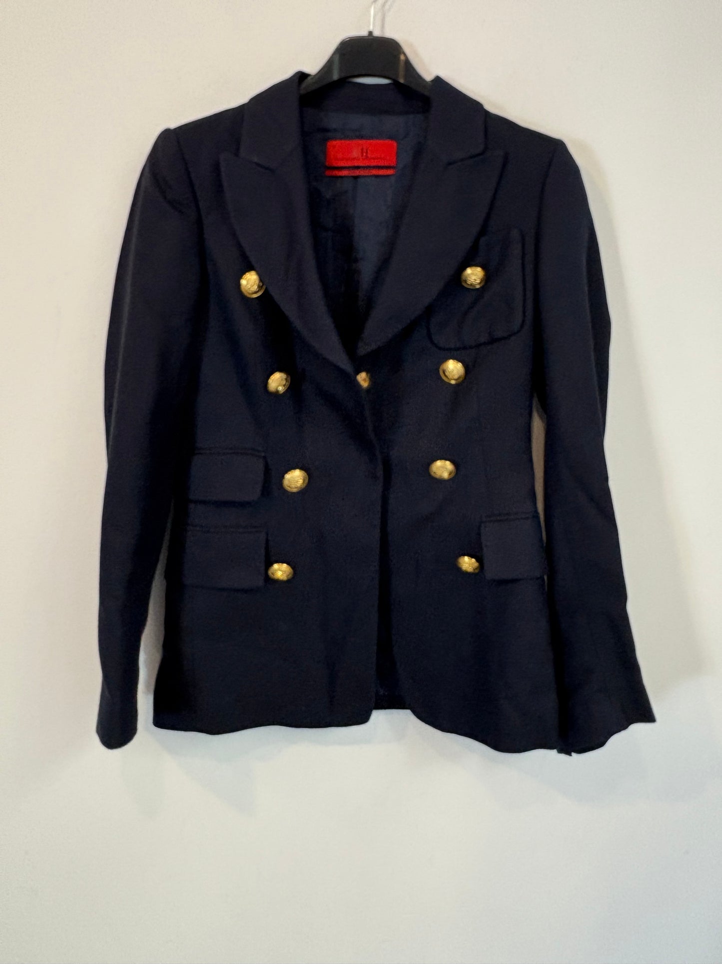 CAROLINA HERRERA. Chaqueta azul botones dorados