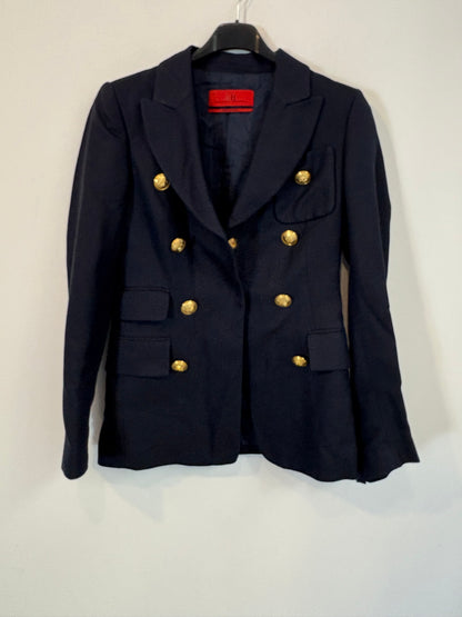CAROLINA HERRERA. Chaqueta azul botones dorados